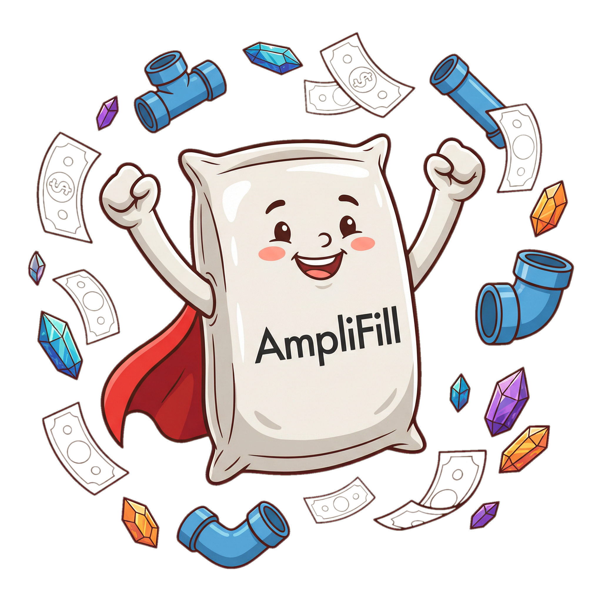 AmpliFill Mascot